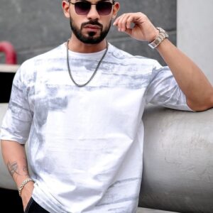 Maniac - Abstract Round Neck T-shirt