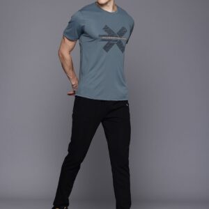 HRX by Hrithik Roshan – Brand Logo Printed Training T-shirt